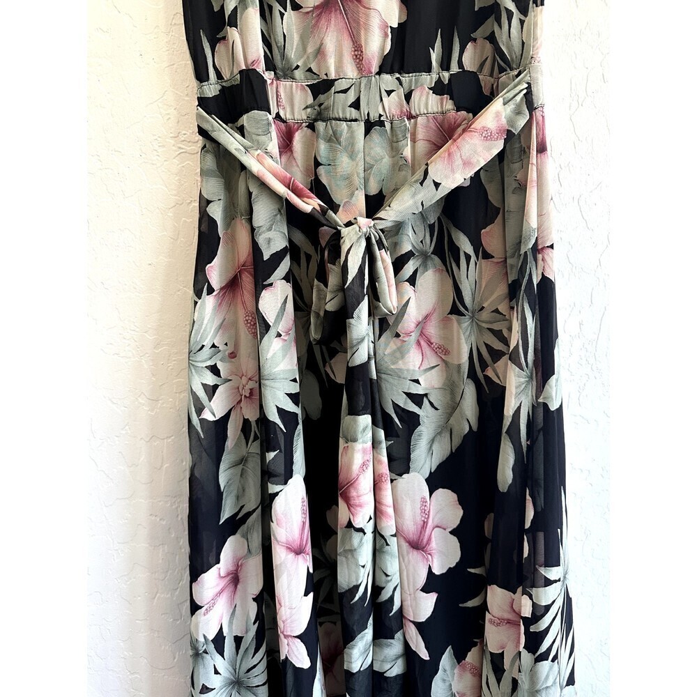 Lulu’s Woman's Sleeveless Floral Maxi Dress Size M Travel Vacay Boho Event - Picture 16 of 16